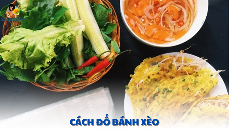 cách đổ bánh xèo